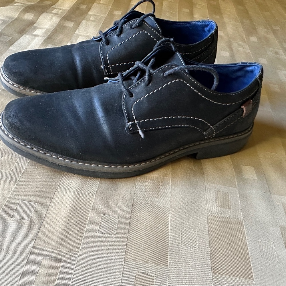 Men's Black Varese Memory Foam Shoes Size 7.5